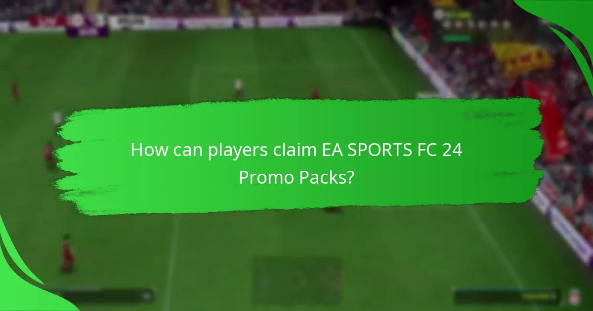 Which special items are available in EA SPORTS FC 24 Promo Packs?