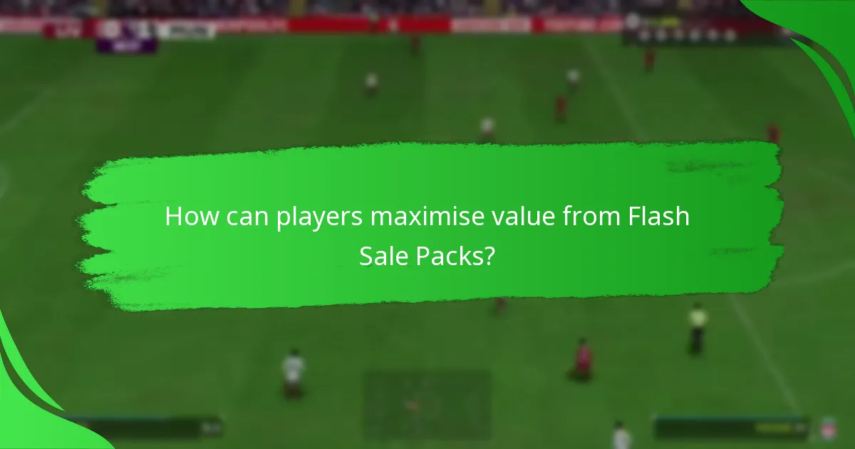 What contents can players expect in the EA SPORTS FC 24 Flash Sale Packs?